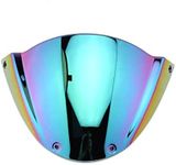 Windscreen Deflectors For Ducati For Monster 696 796 1100 1100S Double Bubble Motorcycle Sports Windshield Wind Screen Visor (Color : Black lridium)