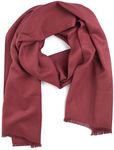 LUTHER PIKE SEATTLE Men's Winter Scarf - Burgandy