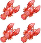 Wdecorm 4Pcs Lobster Balloons Giant