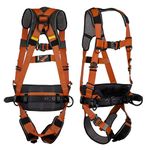 Warthog Comfort MAXX Construction Harness with Removable Belt, Side D-Rings and Additional Thick Padding (XXXL), OSHA/ANSI/CSA Compliant