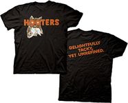 RIPPLEJUNCTION Ripple Junction Hooters Throwback Logo Adult T-Shirt 3XL Black