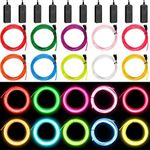 15 Pack EL Wire Portable Neon Light