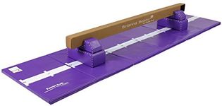 Tumbl Trak Purple Brianna Balance Beam With Leg Bases & Hopscotch Mat