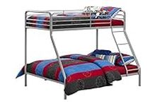 DHP Bunk Bed Silver/Grey Single Over Double