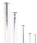 250 Pcs DIY ZIN PLATED STEEL WOOD CARPENTRY HOME WORK ASSORTED FLAT HEAD NAILS