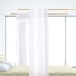 Beyeutao Canopy Bed Frame Solid Wood Bed Poles Hanging Bed Pole Bed Canopy Frame Bed Poles Play Tent Frame suitable for all beds Pcs 2 200CM.