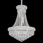 Gifarich Crystal Chandeliers for Dining Room Light Fixture，Empire Style K9 Crystal Chandeliers for Entryway，12 Lights Chrome Luxury Chandeliers for Living Room Bedroom Stairway Foyer Hallway