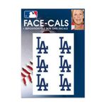 Wincraft MLB Los Angeles Dodgers Face Tattoos, Team Colors, One Size