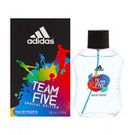 Adidas Team Five Special Edition Eau De Toilette Spray for Men, 3.4-Ounce