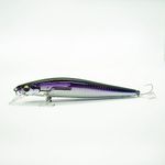 Power Cast Bass Exciter Crankbait, Suspended Model, 25g, 12.5cm Bait, Lure (1pc/Order) (Purple)