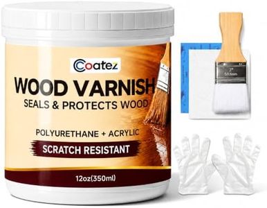 COATEZ Water Based Polyurethane Acrylic Wood Sealer with Tools