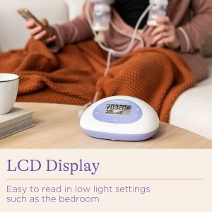 Lansinoh Double Electric Breast Pump – Portable, Quiet, Adjustable Suction