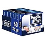 Breathe Right Nasal Strips, Snoring Congestion Relief for Men & Women, Large, Original, Pack of 6 (60 Total Strips)