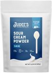 Judee’s Sour Cream Powder 11.25 oz - 100% Non-GMO, rBST Hormone-Free - Keto-Friendly, Gluten-Free and Nut-Free - Made from Real Sour Cream - Made in USA - Great for Baking, Toppings, and Dips