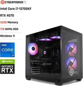 CyberPowerPC Luxe Gaming PC – Intel i7, RTX 4070 Graphics