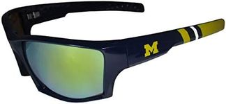 NCAA Siskiyou Sports Fan Shop Michigan Wolverines Edge Wrap Sunglasses One Size Team Color