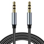 Aux Cable for Car,3.5mm Audio Cable 6 Feet Aux Cord for Car/Home Stereos, Speaker, iPhone, All 3.5mm-Enabled Devices (6.6Ft)