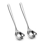 IMEEA Small Gravy Ladle SUS304 Stainless Steel Small Ladle for Sauce Serving Ladle, Set of 2