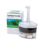 SENZEAL Multi Layer Corner Aquarium Sponges Filter for Fish Tank with Valve Check Filter Media S Size