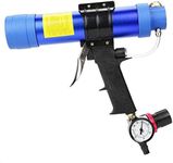Pneumatic Caulking Gun, Adjustable Pneumatic Glass Glue Sealant Caulk Gun Cartridge Air Gun(310ml)-Fast Exhaust/No Glue Overflow/Uniform Glue