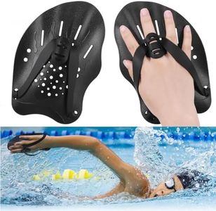 Zocipro 1 Par Palas de Natación, Pala de Mano Ajustables Palas Natacion Piscina, Pala Natación para Entrenamiento de Fuerza y​ Piscina, Accesorios para Adultos y Niños