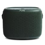 Pure Woodland Outdoor Speaker with Bluetooth & DAB+/FM Radio (waterproof IP67, robust, portable, 14h battery - perfect for garden & camping) Green