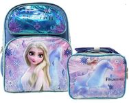 Disney Frozen 'Magical Horse' Full Size 16 Inch Backpack & Insulated Lunch Bag, Multi-color, 16"