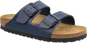 Birkenstock Arizona Blue Womens Lea