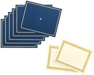 Gartner Studios Certificate Kit, includes 60 Blue Certificate Holders and 60 Gold Foil Certificate Papers, 120 Total Pieces (97436)