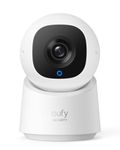 eufy Security Indoor Cam C210, 1080P Resolution Security Camera with 360° PTZ, Plug-in Security Indoor Camera with Wi-Fi, Human/Motion AI, Ideal for Home Security