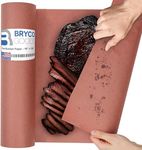 Bryco Goods Butcher Paper Roll - Unbleached - Unwaxed - Uncoated - Suitable for Smoking All Meat Varieties - Smoker Paper - Peach Butcher Paper - Sublimation Butcher Paper - 18" x 100' (1200")