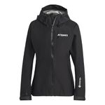 adidas Womens TERREX XPERIOR GORE-TEX® PACLITE RAIN JACKET Black S