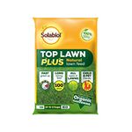 Solabiol Toplawn Plus, 15kg - Natural Lawn Fertiliser - Improves Soil Nutrients - Approved for Organic Growing - for Use On All Lawn Types Including New Lawns - Lawn Nutrition - Garden Care