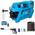 Aimex D7 Plus 2200W High Pressure Washer, 150 Bar, Pure Copper Motor, 10L/Min Flow, 10M Hose Pipe, Foam Cannon, Portable Pressure Washer for Car, Bike, Garden, Home & Solar Panel Cleaning
