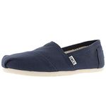 TOMS Women's Classic Alpargata Slip-On Shoe Navy Canvas Size 10 M