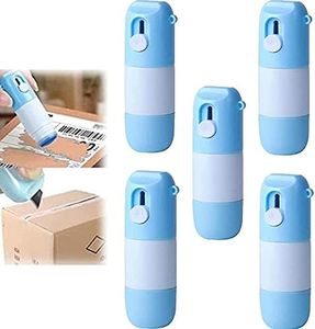 Thermal Paper Correction Fluid with Unboxing Knife,Privacy Protection Parcel Opener,Thermal Paper Data Protection Fluid,Portable Information Anti-Leakage Protection Correction Fluid (5pcs)