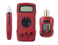 Gardner Bender EGB-1 Non-Contact Voltage, Digital Multimeter and GFCI Outlet Tester Kit, Red