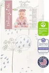 Dream On Me 2 In 1 Infant Crib And Toddler Bed Mattress, Greenguard Gold and JPMA Certified Crib Mattress, Copper-Infused Toddler Layer, Removable Zipper Cover, Wildflower Floral Print