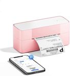 Itari Thermal Shipping Label Printer, 245BT Pink Thermal Label Printer 4x6, Bluetooth Address Label Printers for Business, Support iOS, Android, Windows, Amazon, Shopify, USPS