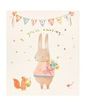 UK Greetings Birthday Card for Grandma - Sweet Rabbit Design