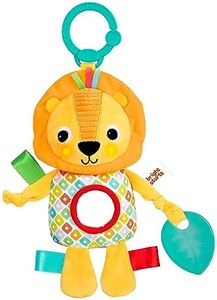 Bright Starts Huggin’ Lights Musical Light Up Toy for Stroller and On-The-Go - Lion - Unisex, Newborn +