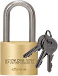 Stanley 25 mm 3-Keys Solid Brass Padlock