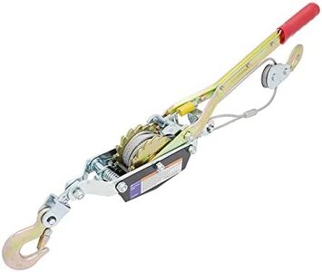 MichaelPro 2-Ton Power Hand Winch Puller, Double Gear Winch Puller for Automotive, Construction, Farm, Ranch, Fences Uses | MP009088