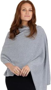 Manio Cashmere 100% Cashmere Knitted Wrap Shawl Extra Large Scarf Stole