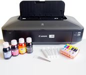 A3 Edible Printer Starter Kit - Canon iX6850 Edible Printer, Refillable Edible Ink Cartridges, 4 x 100ml Edible Ink Set (CMYK) & Wafer Paper