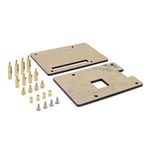 Geekworm Raspberry Pi 4 Case, Raspberry Pi Universal HAT Size Acrylic Case DIY Kit for Raspberry Pi 5 / Raspberry Pi 4 Model B / 3B+ / 3B / 2B / B+