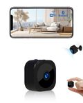 AOBOCAM Mini Spy Hidden Cameras For Home Security 1080P HD Wide Angle Wireless WiFi Small Nanny Cam Indoor Surveillance Cameras With APP/Motion Detection/Night Vision