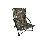 Barronett Blinds Ground Gobbler Chair, Run and Gun Hunting Chair, Low Profile, Ultra-Portable, Lightweight, 300 lb. Capacity, Crater™ Thrive, BC108