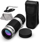 Roxant High Definition Ultra-Light Mini Monocular Pocket Scope - Carrying Case, Neck Strap and Cleaning Cloth are Included