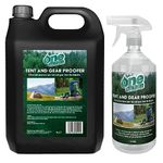 One Chem Tent and Gear Waterproof 1 Litre Spray with 5L Refill, Protects Tents and Gear From The Elements, Ideal for Camping and Hiking